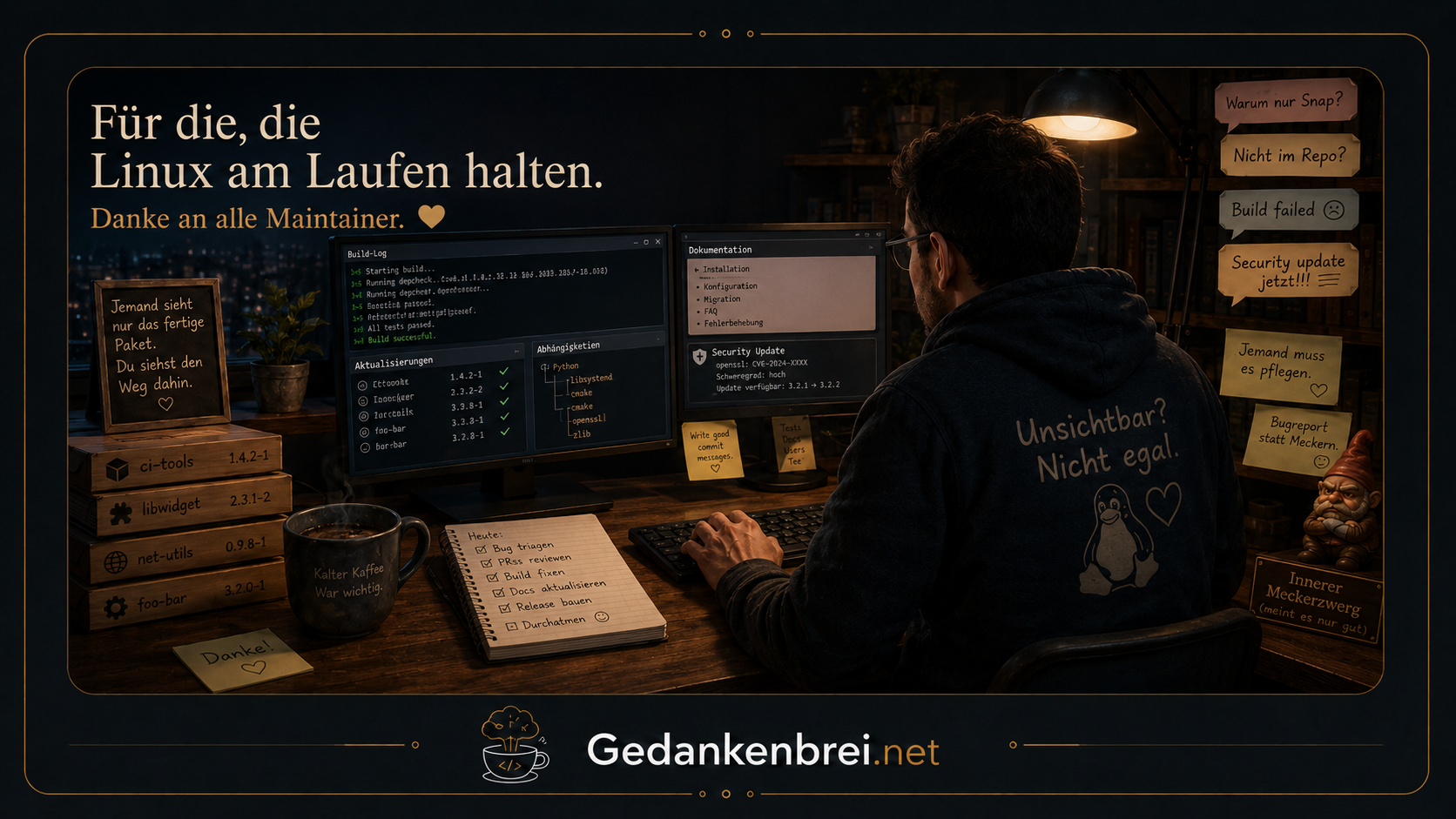 Der Paketmanager ist kein Wunschbrunnens