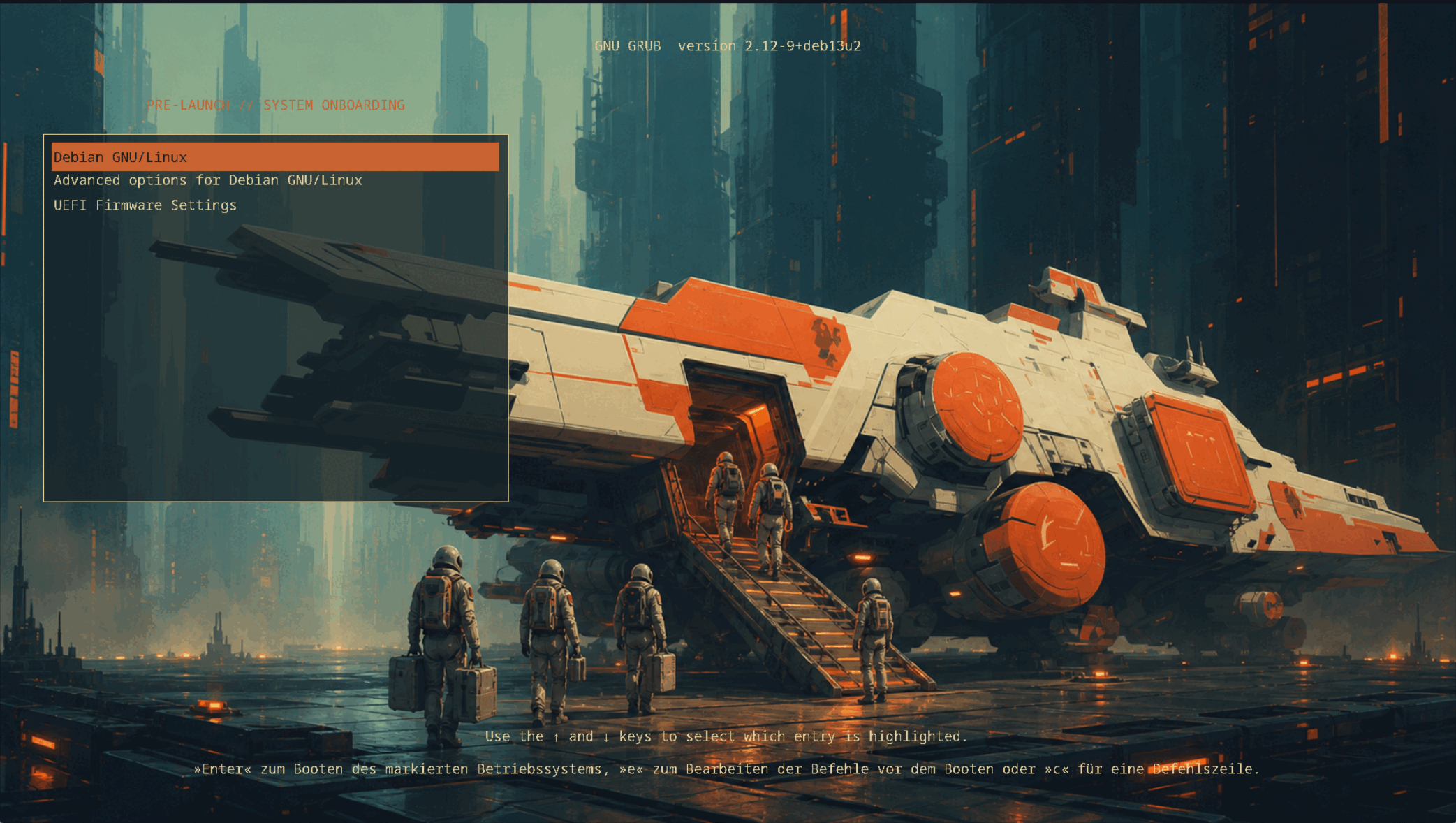 Retro-Sci-Fi-Xfce Screenshot 1