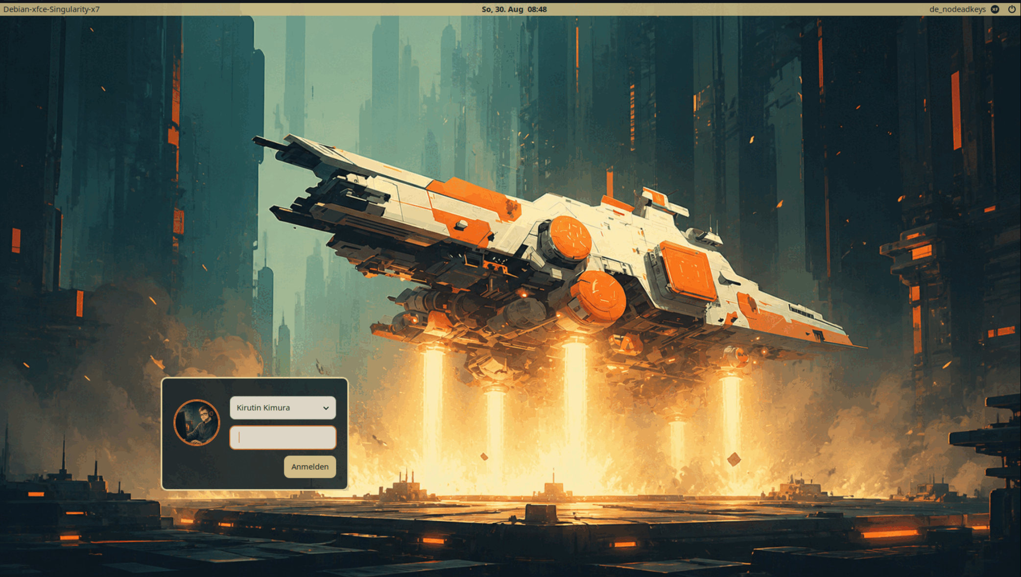 Retro-Sci-Fi-Xfce Screenshot 2