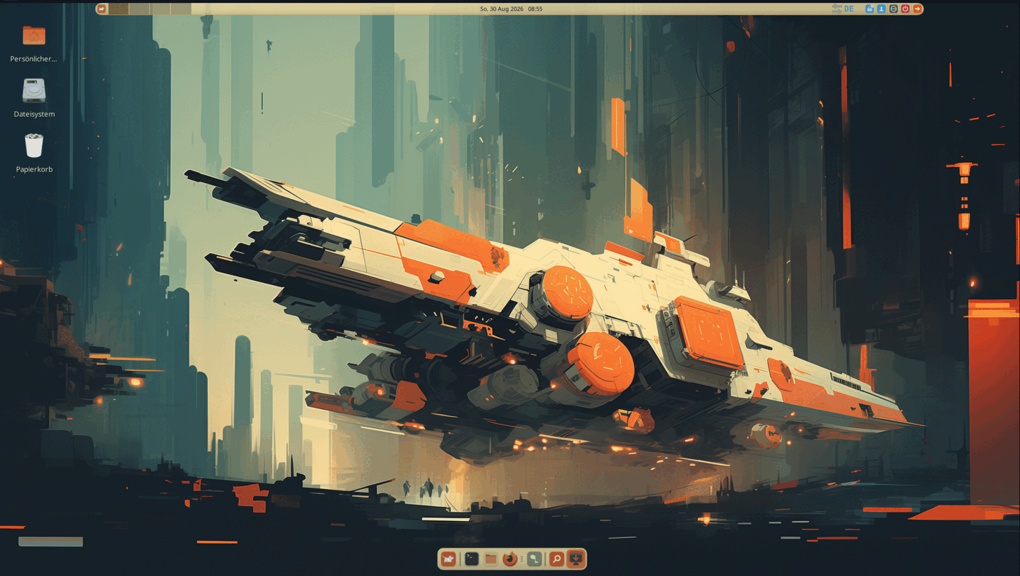 Retro-Sci-Fi-Xfce Screenshot 3